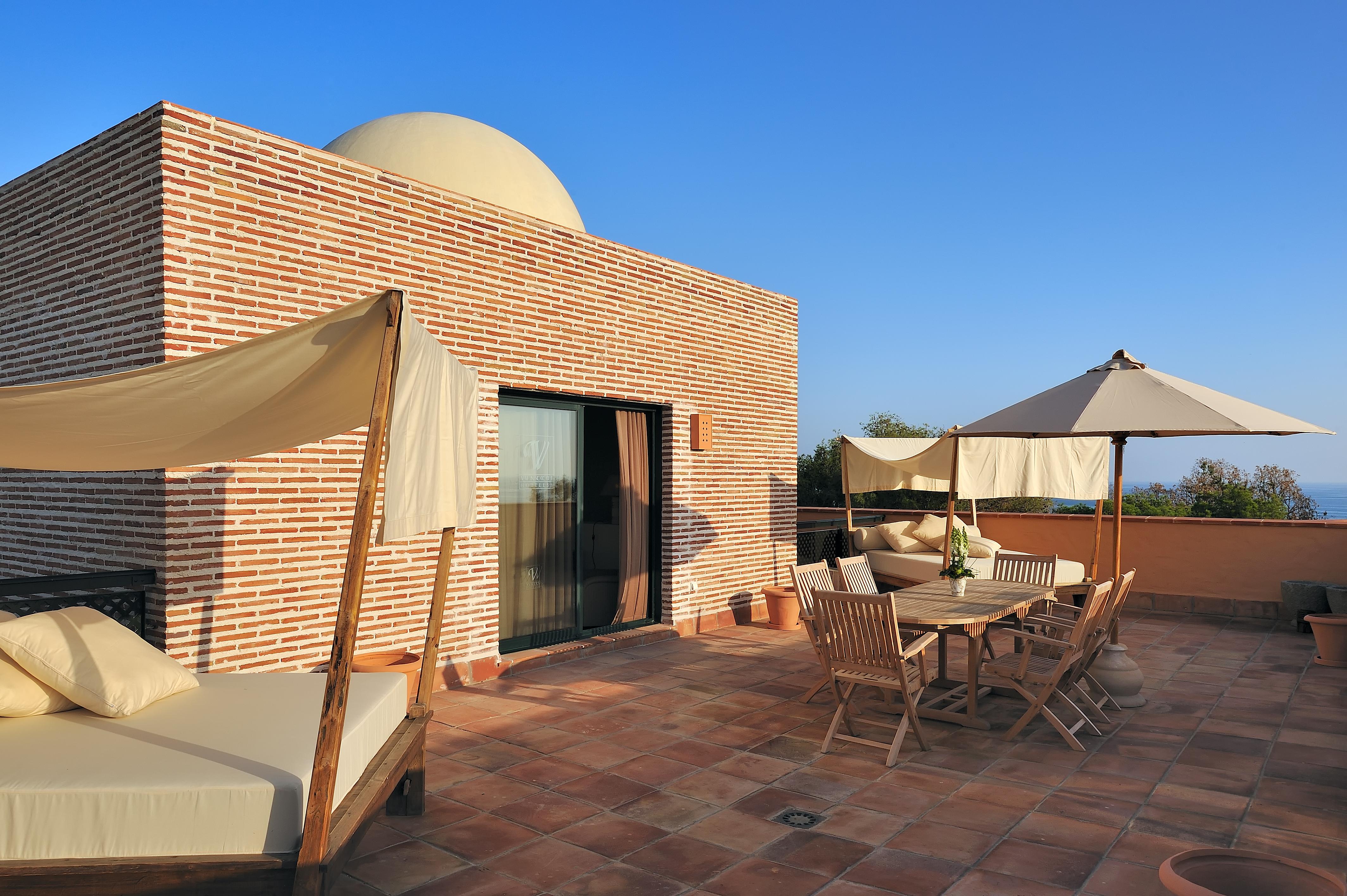 โรงแรมวินชีเอสเทรลลาเดลมาร์ มาร์เบยา ภายนอก รูปภาพ Roof terrace
